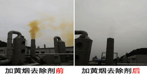 黄烟去除剂配方