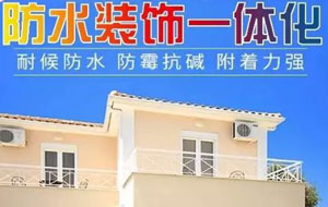 外墙防水装饰一体化